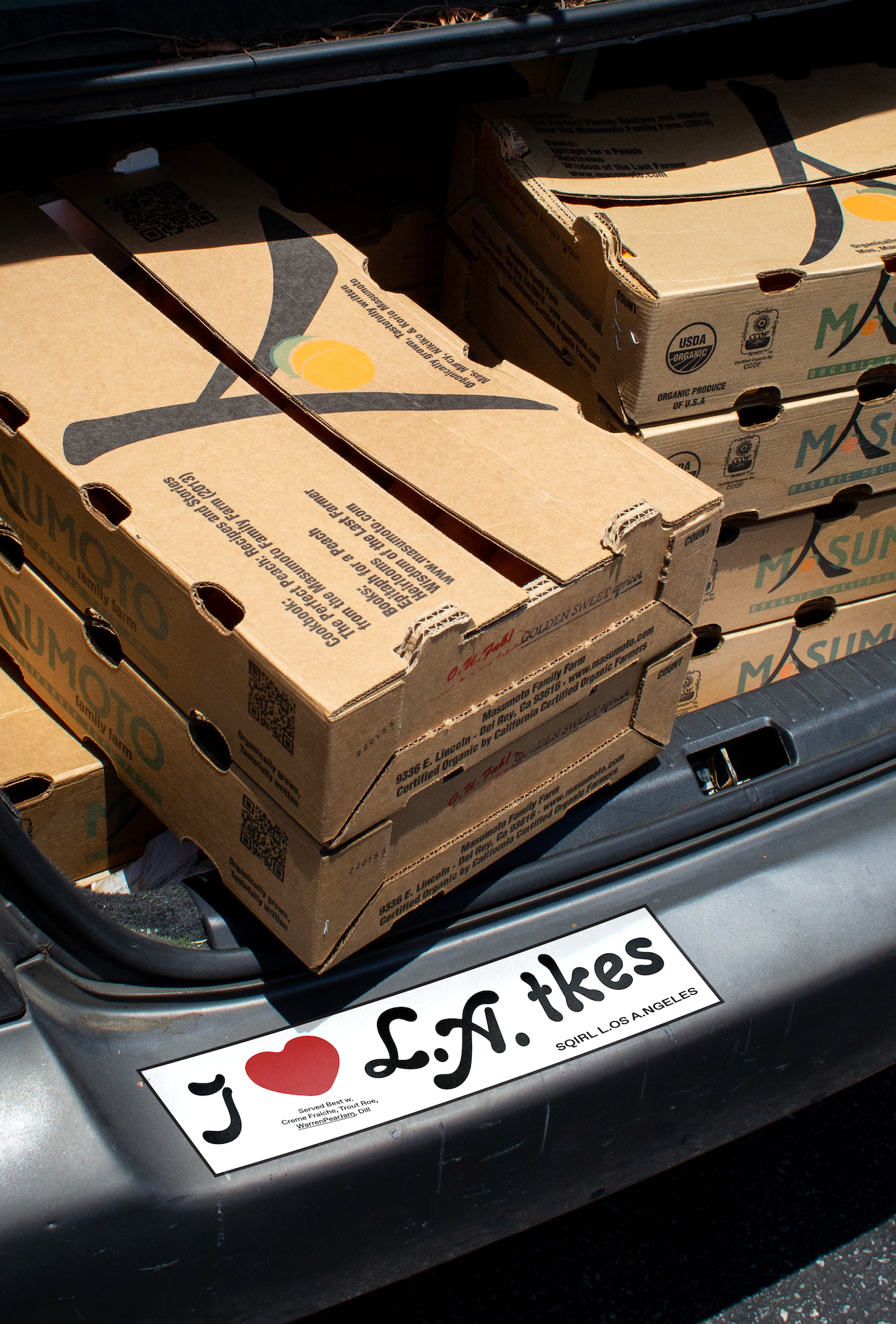 I Heart L.A.tkes Vinyl Bumper Sticker