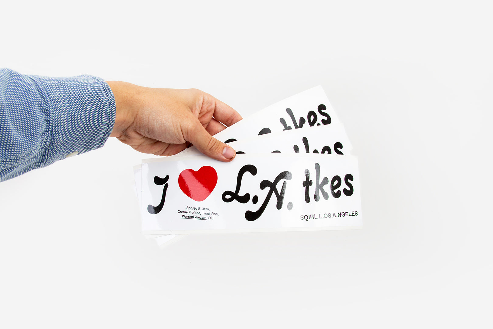 I Heart L.A.tkes Vinyl Bumper Sticker