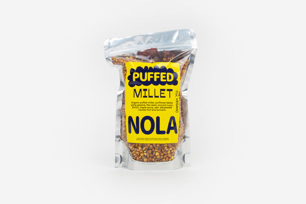 Puffed Turmeric Millet Granola
